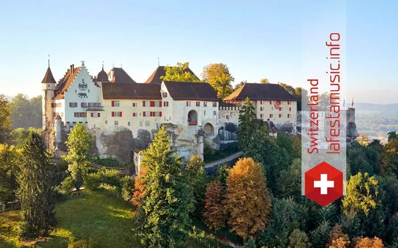 Evento y banquete en el castillo de Lenzburg. Alquiler del Castillo de Lenzburg en Suiza para conferencias de negocios. Planificación de una fiesta privada y cumpleaños en el Castillo de Lenzburg (Zurich, Berna, Lugano)