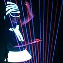 laser harp and original laser show. Swiss opera singer for events and weddings. Order artists and musicians in Geneva and Lausanne
