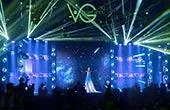 3D projection artist and dress mapping Monaco, Cannes, Lyon. 3D singer for a corporate party and wedding in the Zurich, Milan, Dubai