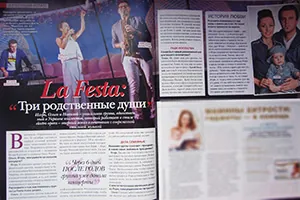 Article & interview about LAFESTA music project, Relax magazine, live music for event, party, wedding