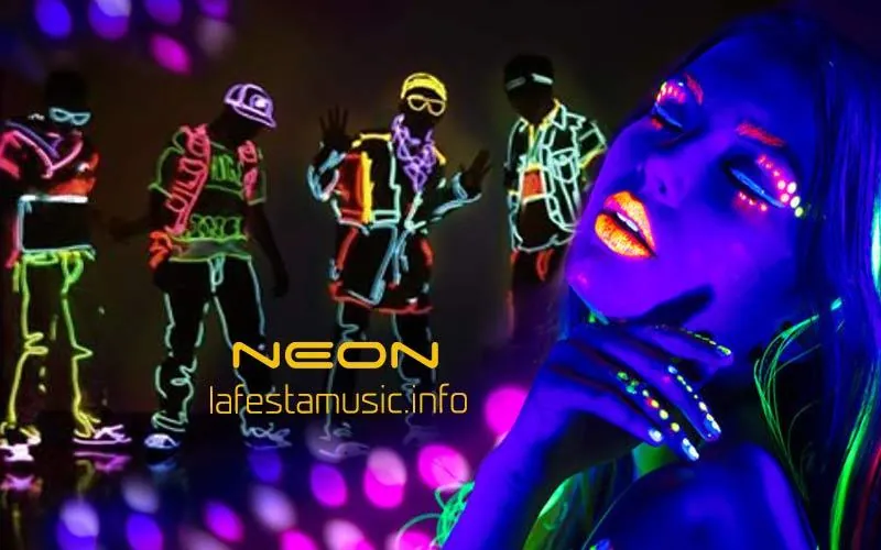 Original neon show and artists. Organisation and ideas of neon party and neon event. Book neon artists and shows in Switzerland, France, Monaco, Germany. Ultraviolet party