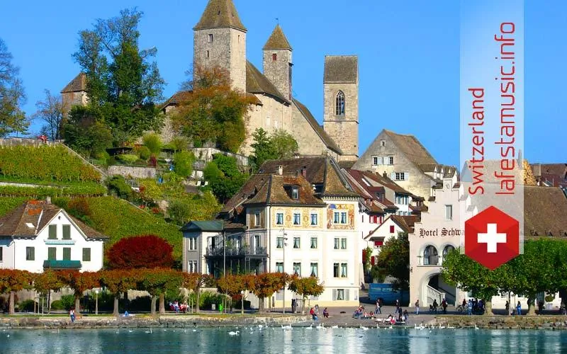 Planificación de cenas y banquetes en el castillo de Rapperswil (Suiza). Alquiler castillo Rapperswil en Suiza para una conferencia (ideas & consejos). Eventos y fiestas en castillos y mansiones suizas (Basilea, Ginebra, Lucerna)