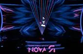 novaYA laser harp show and electric harp Milan and Monaco. Booking the laser show and the original artist in Zurich. Best laser harp show and neon show Switzerland