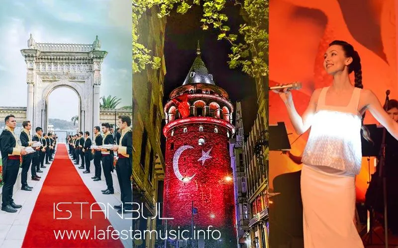 Organización de bodas en Estambul. Eventos corporativos y conferencias en Estambul. Agencia de bodas en Estambul. Reservar un espectáculo de animación y músicos en Estambul. Hoteles para bodas en Estambul. Fiesta privada y aniversario en Estambul