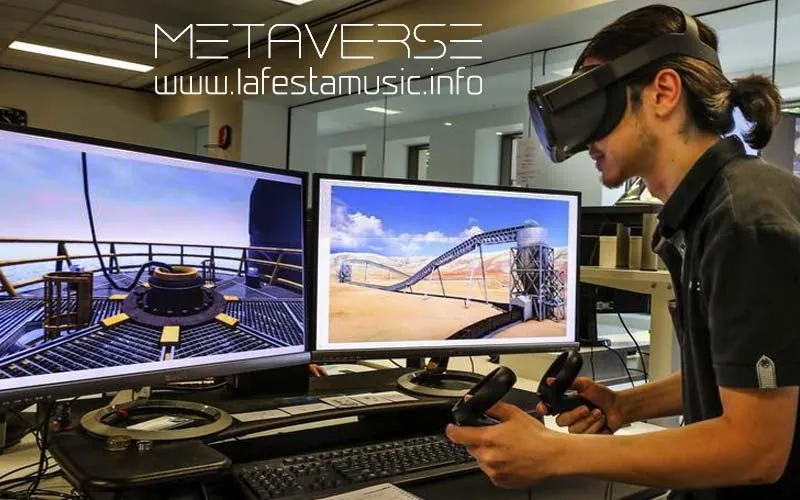 Organization of an event party and corporate meeting in the metaverse. Conducting events and weddings in the virtual space.