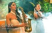 La mejor saxofonista femenina en Ibiza. Contratar chica saxofonista en Madrid y Valencia. Saxofonista para una boda en Barcelona. Mejor saxofonista para un evento en Mallorca, Canarias