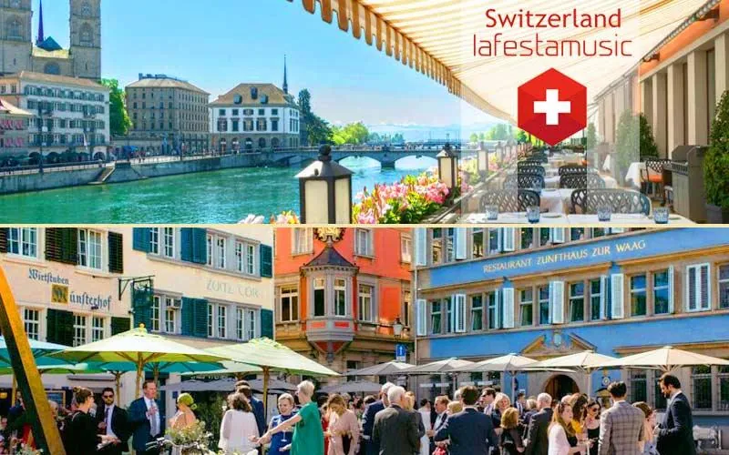 Organization of event meetings and corporate parties in Zurich. Organization of a wedding ceremony in Zurich. The best Zurich locations, restaurants, and hotels for events, corporate parties, weddings